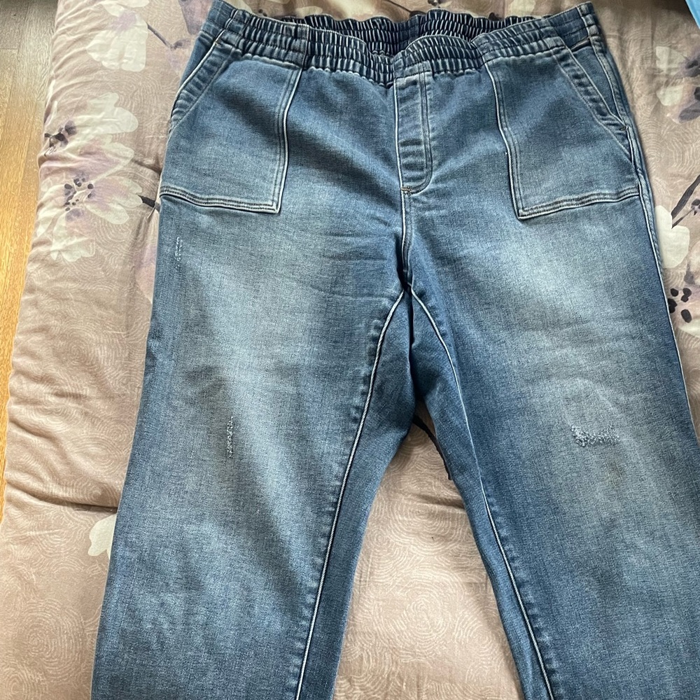 Jcrew Jean joggers, super cute, size XL